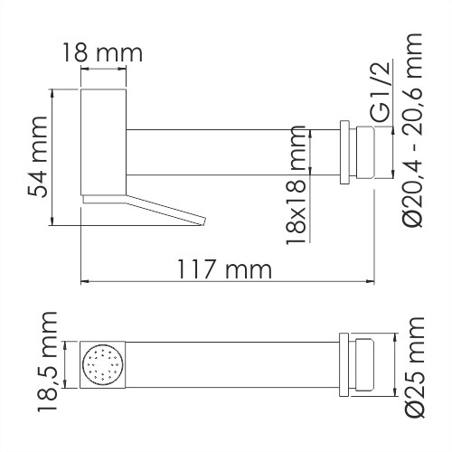 Гигиенический душ WasserKRAFT A136