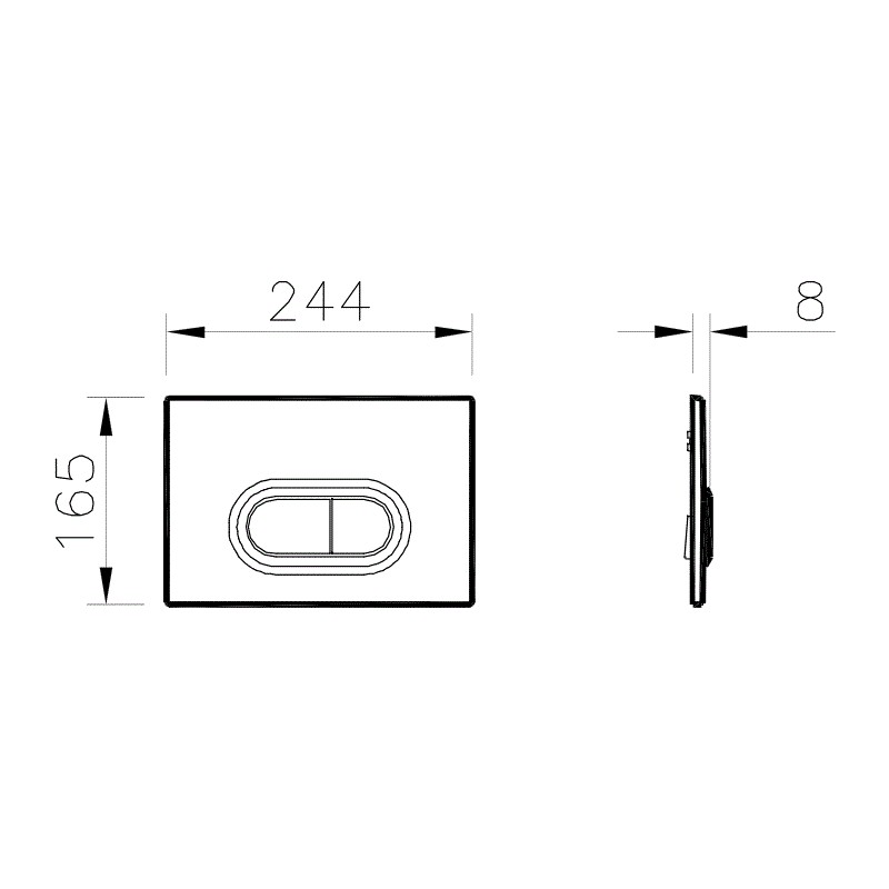 Кнопка смыва VitrA Loop O 740-0580