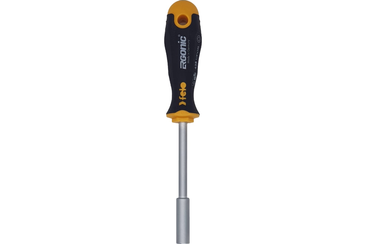 Отвертка Felo Ergonic с насадкой под биты 1/4" 43812540