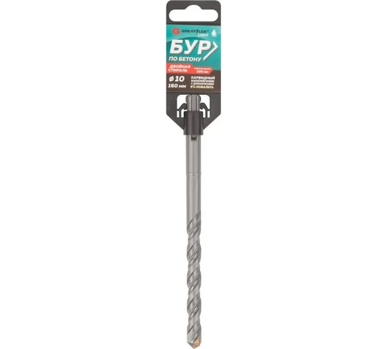 Бур по бетону Light SDS-Plus, 10x160 мм Greatflex 56-10160