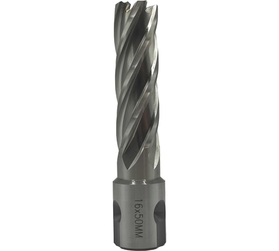Сверло корончатое TORNERI 16х50 мм, HSS, Universal / Weldon 19 Т023629