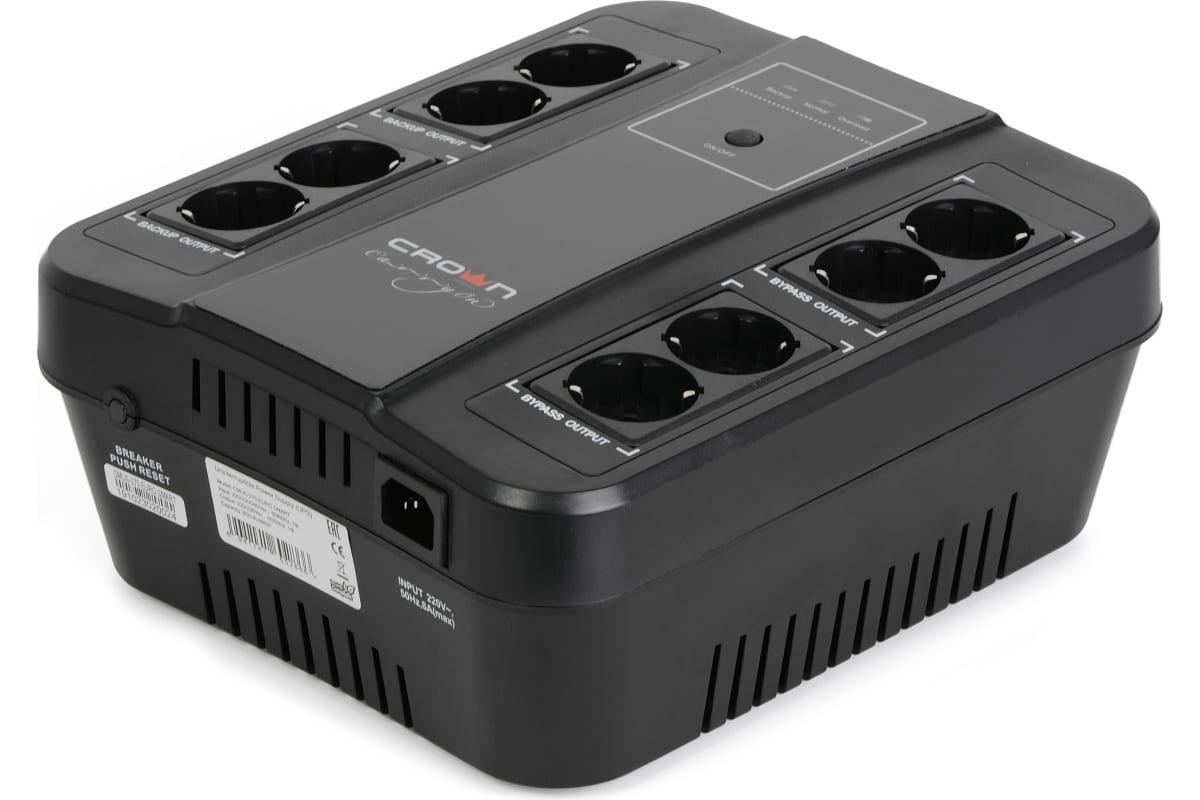 Источник бесперебойного питания Crown Micro CMUS-275 EURO SMART CM000003159