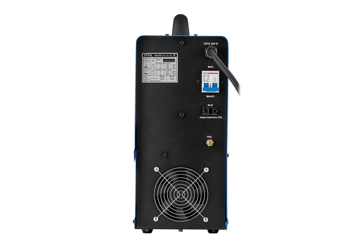 Аппарат полуавтоматической сварки ПТК MACTEP MIG 180 S18 00000029200