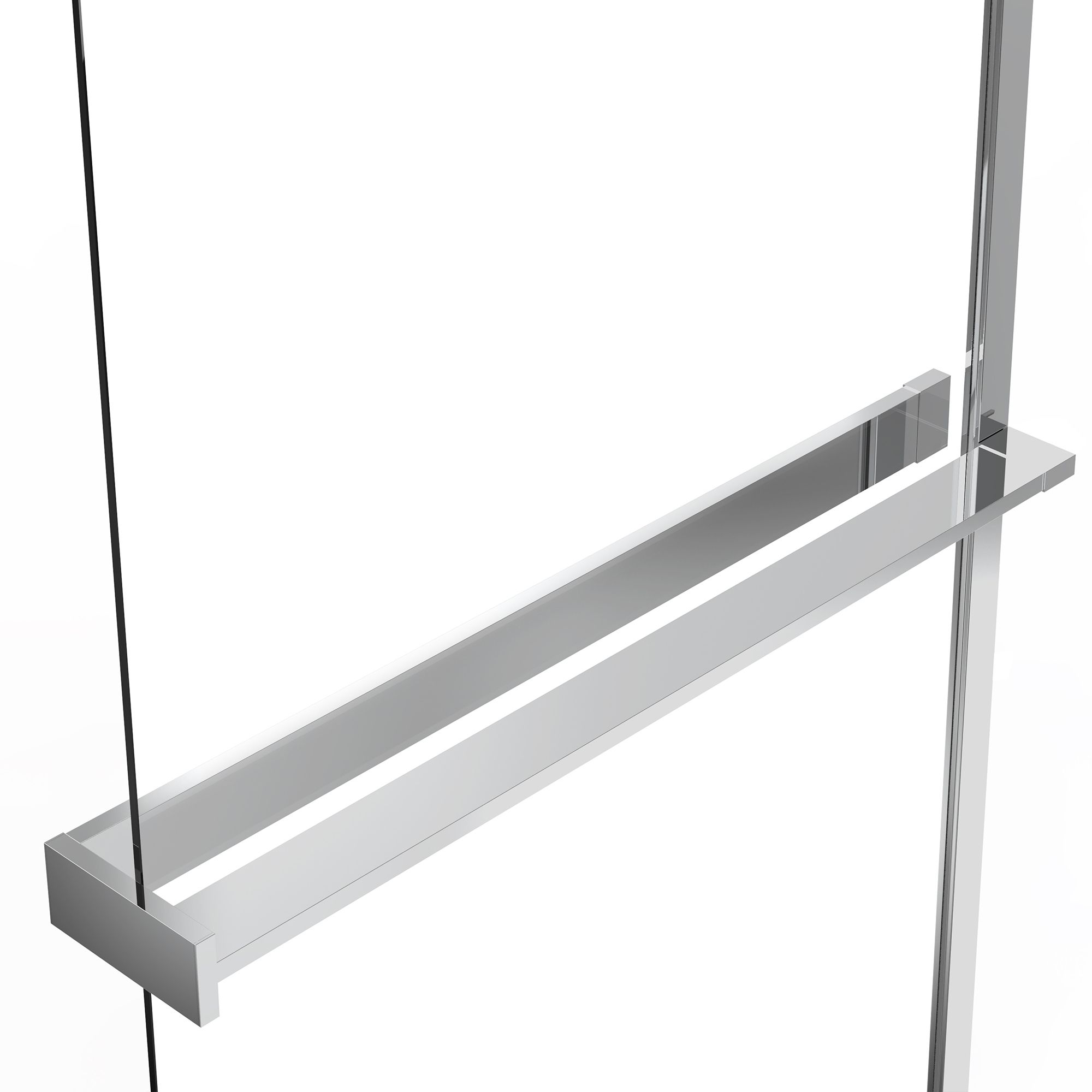 Душевая перегородка Vincea Walk-In VSW-1HR110CL 110x200 хром, прозрачное