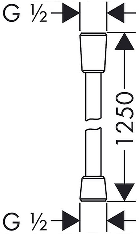 Шланг Hansgrohe Isiflex 28272000 125 см