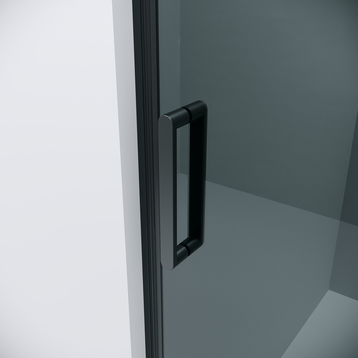 Душевой уголок Grossman Classic 120.K33.04.1080.21.10 100x80 тонированный, черный матовый