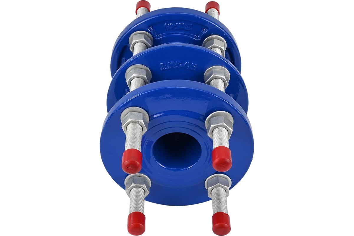 Демонтажная вставка DN.ru ДВ-GGG400-3Ф EPDM Ду50 Ру10/16 чугунная, трехфланцевая D350-01164