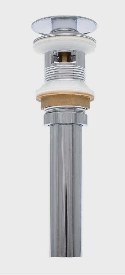 Донный клапан AQUAme AQM7001-1 с переливом, хром