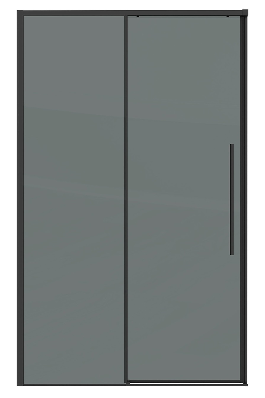 Душевая дверь Grossman Galaxy 140x195 тонированное, черный матовый 100.K33.01.140.21.10