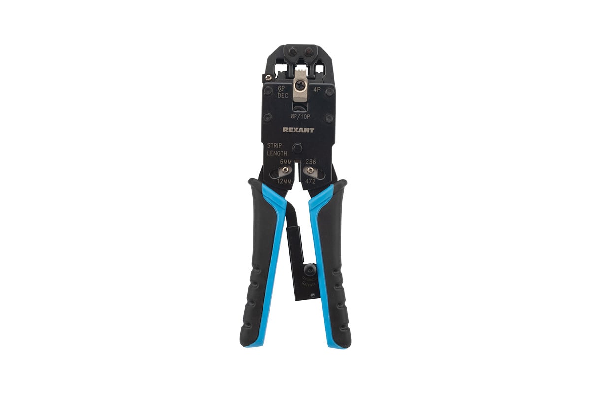 Кримпер Rexant HT-200R для обжима 10P10C, 8P8C, 6P6C, 4P4C 12-3442-1