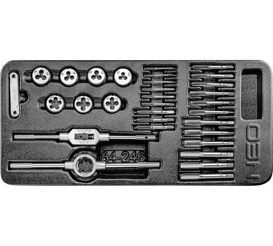 Набор плашек и метчиков, HSS, 31 шт. Neo Tools 84-246