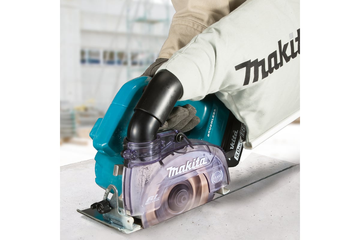 Алмазная аккумуляторная пила Makita 18В, BL, XPT, ADT, AWS DCC500Z