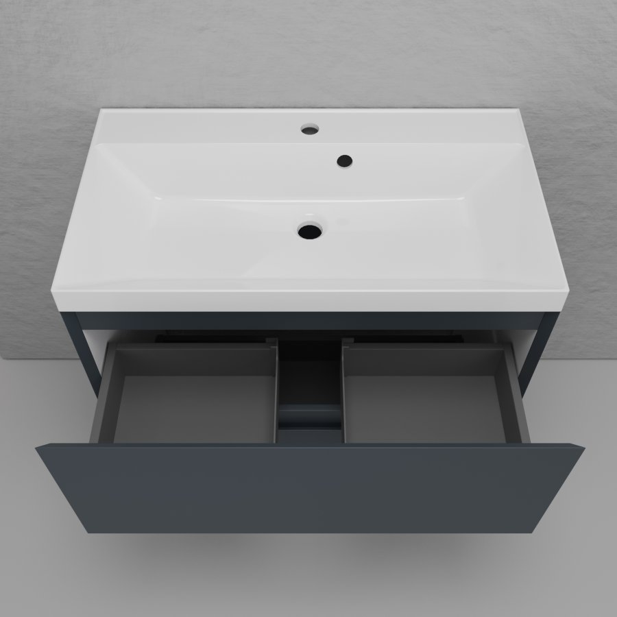 Тумба с раковиной Style Line Манхэттен 80 см напольная