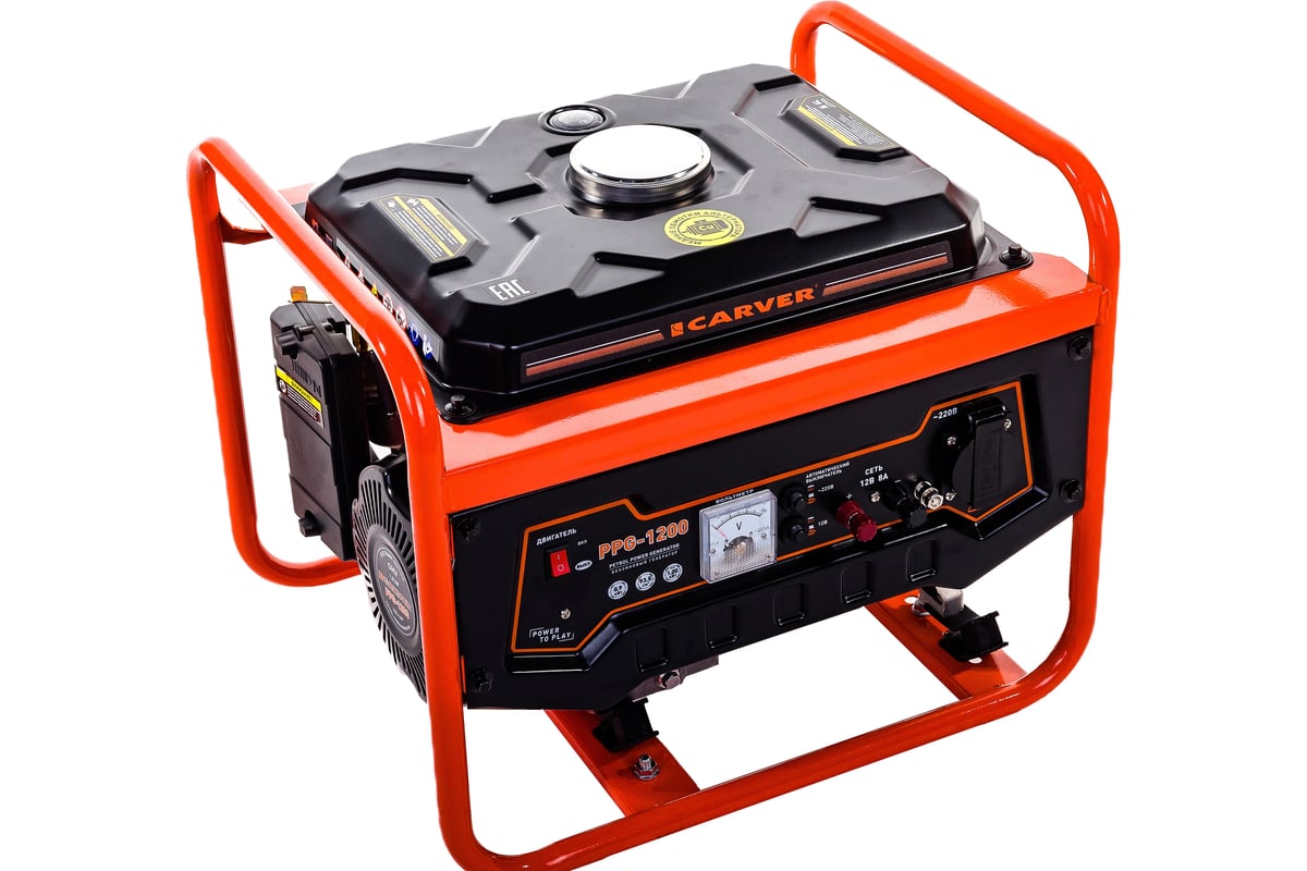 Бензиновый генератор Carver PPG-1200 LT-156F 01.020.00002