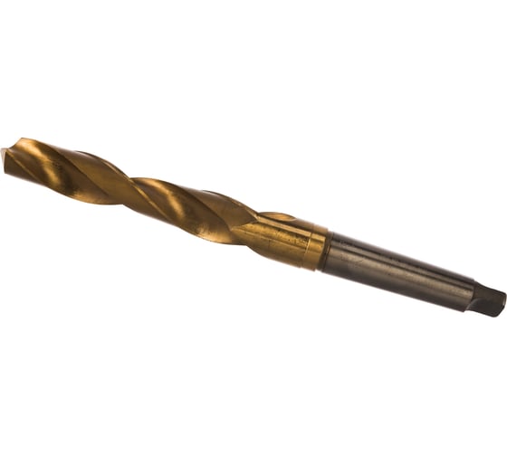 Сверло по металлу Профоснастка 27 мм КМ3 HSS M2 TIN/118 DIN 345, 1 шт., №2140 30205140