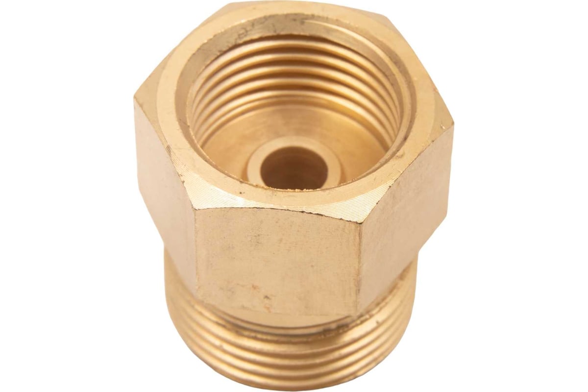 Переходник W21.8x1/14" (СП21.8) внутр.-G3/4" нар., латунь, 5 шт в упаковке Krass 2190592