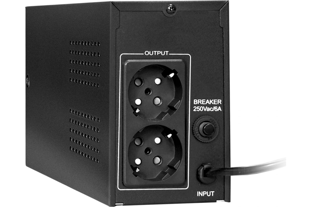 Источник бесперебойного питания Exegate SpecialPro UNB-600.LED.AVR.EURO <600VA/360W, LED, AVR, 2 евророзетки, Black> 285603