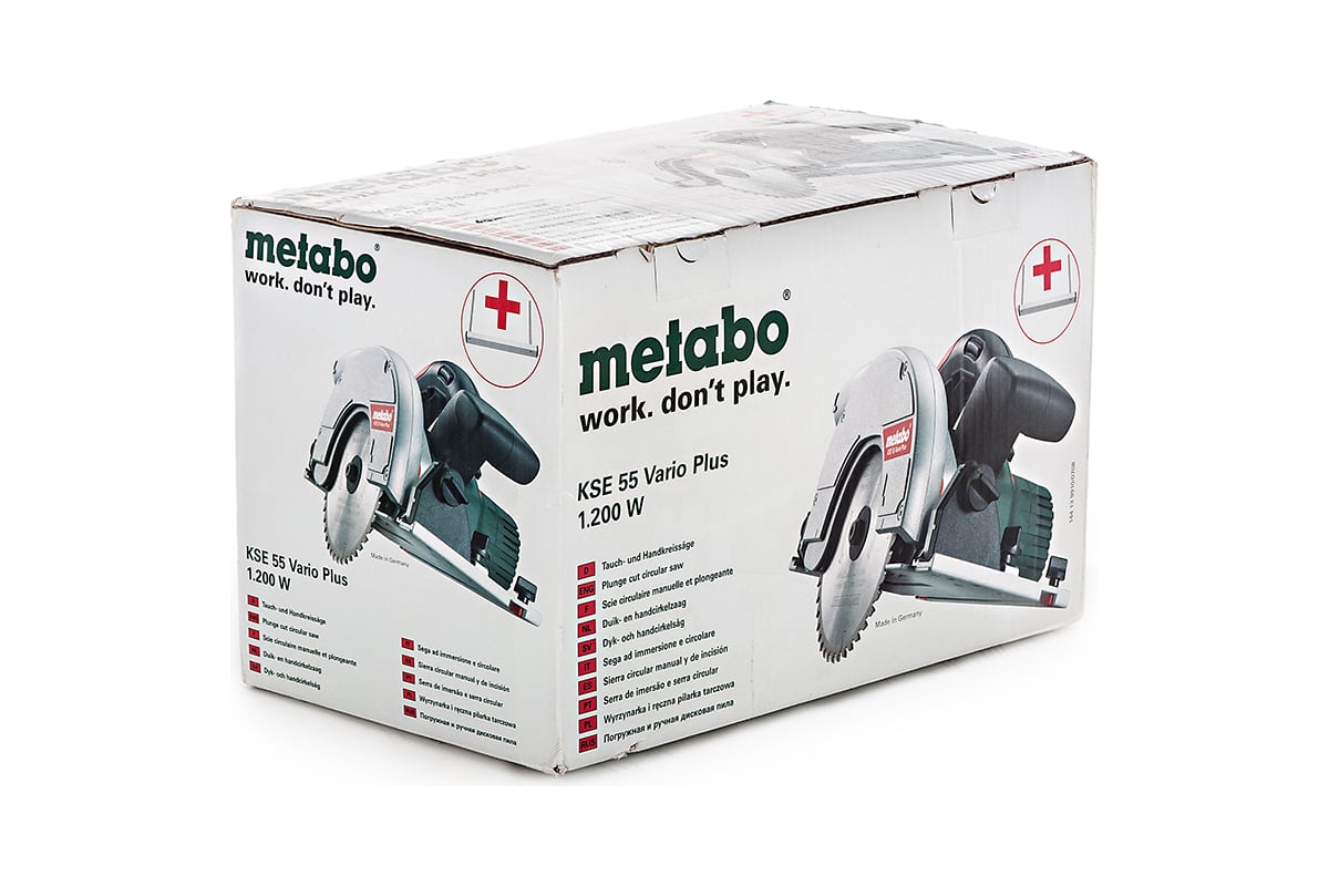 Циркулярная погружная пила Metabo KSE 55 Vario PLUS 601204000