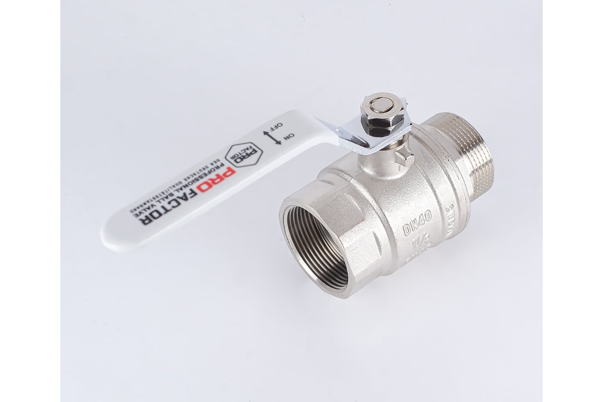 Шаровой кран PROFACTOR PF STANDARD ручка рычаг в/н 1 1/2 PF FBV 319