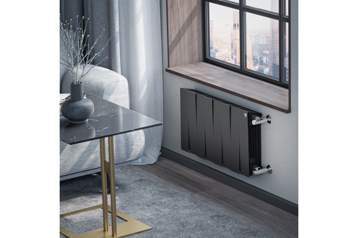 Радиатор Royal Thermo PianoForte 300 /Noir Sable - 8 секц. НС-1346071