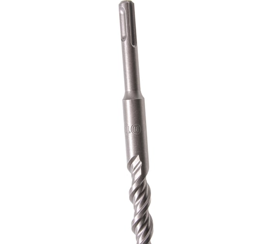 Бур по бетону, двойная спираль, Cobalt W-tip (16x600 мм; SDS PLUS) Denzel 705042