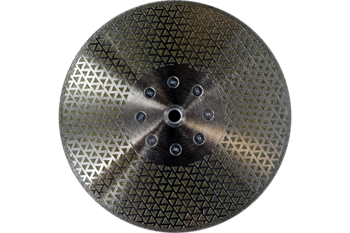 Диск алмазный отрезной 230 мм, M14 Super Ceramic Flange Hilberg HM516