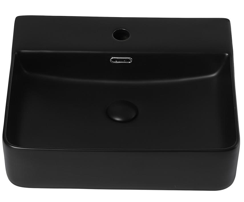 Раковина Abber Rechteck AC2203MB 50 см матовый черный