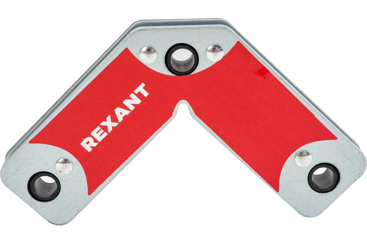 Магнитный угольник-держатель для сварки Rexant на 4 угла усилие 11.3 кг 12-4839