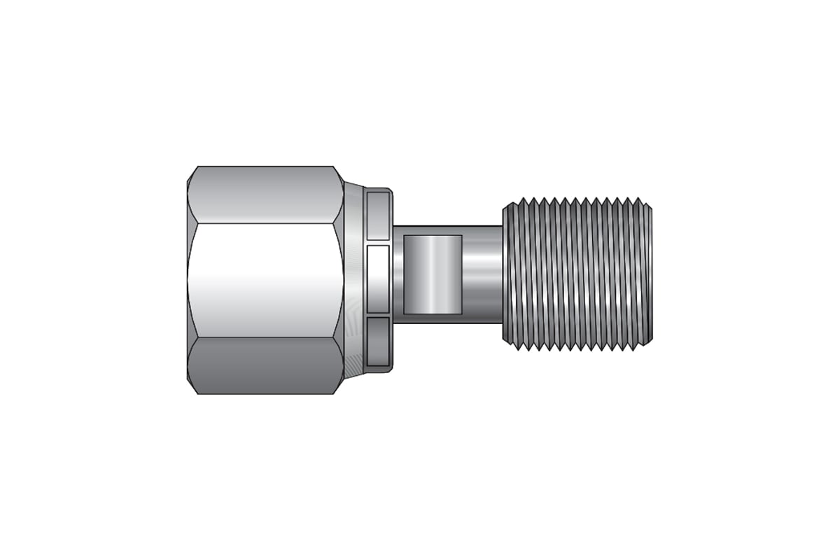 Резьбовой адаптер A-Flow Stainless adapter, 1/2"G Male, вращающаяся 1/2"G FASH-MRF-8G