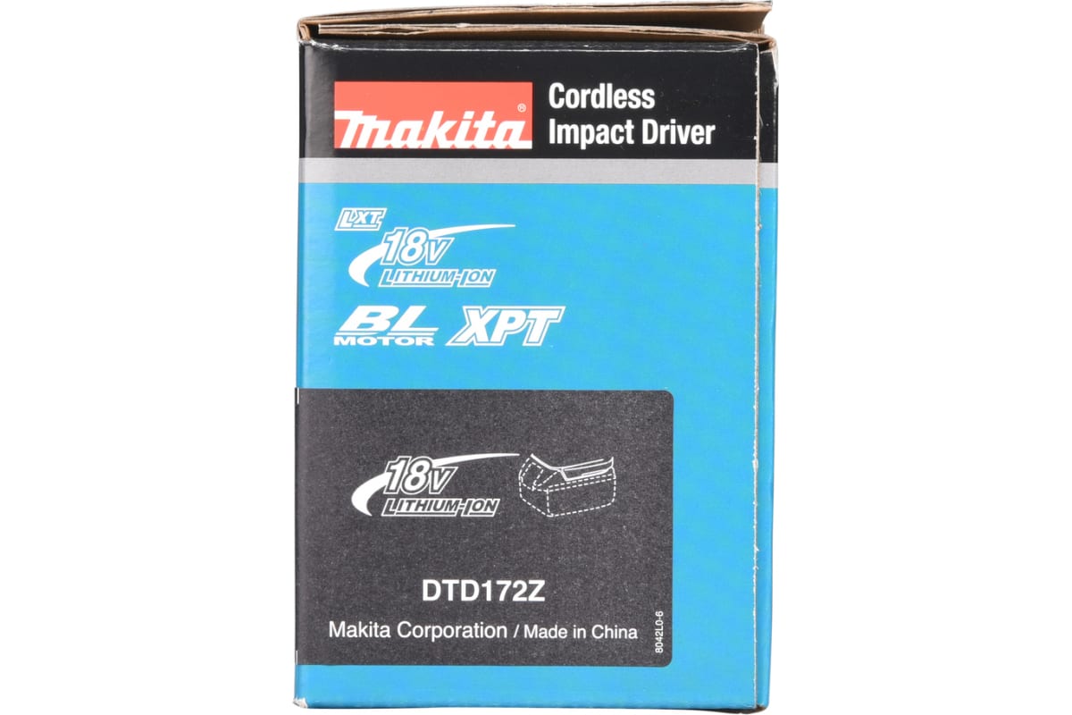 Аккумуляторный ударный бесщеточный шуруповерт Makita 180Нм, М5-М16 DTD172Z