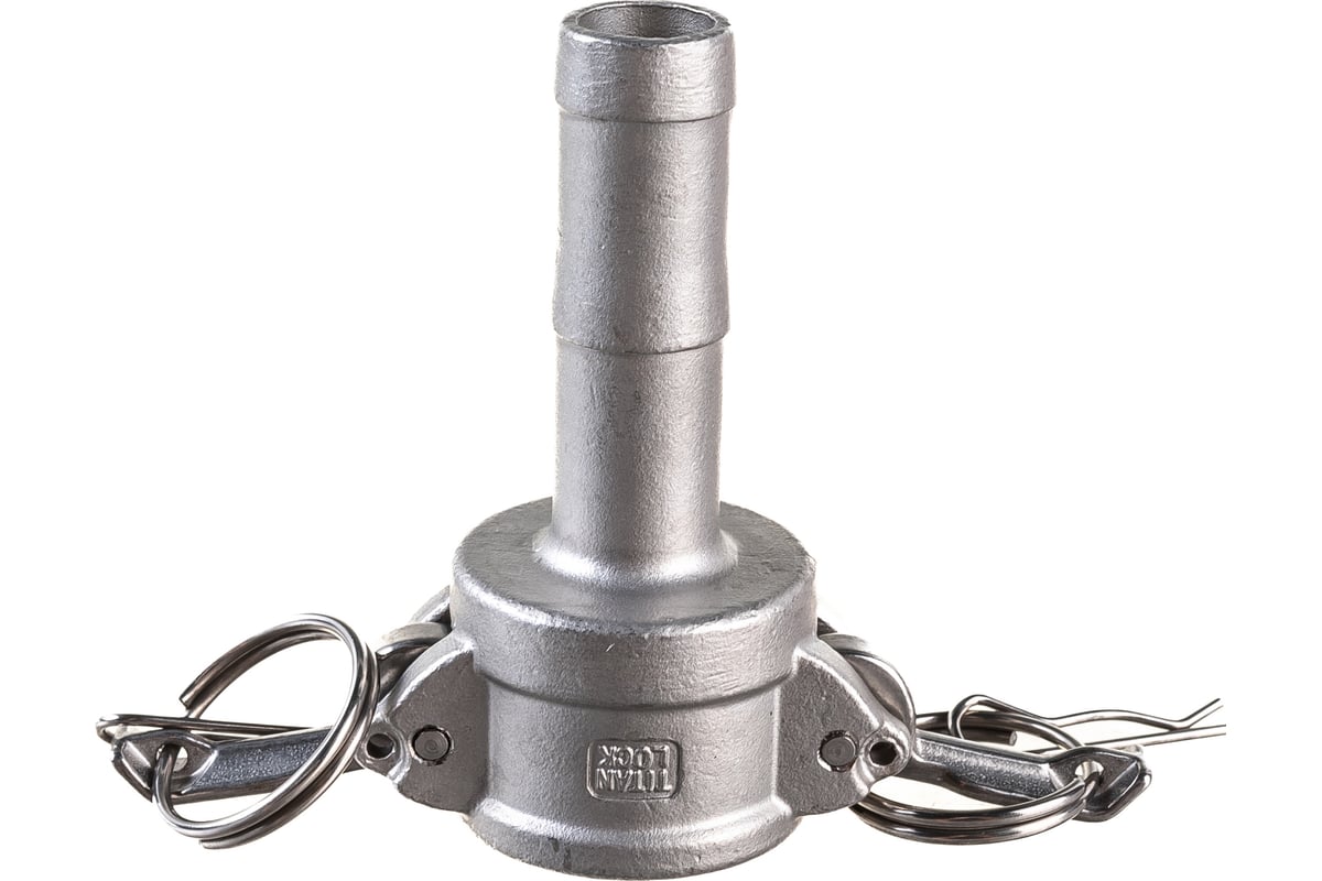 Камлок тип С (розетка с хвостовиком; 20 мм-3/4"; нержавеющая сталь) TITAN LOCK TL75CSS