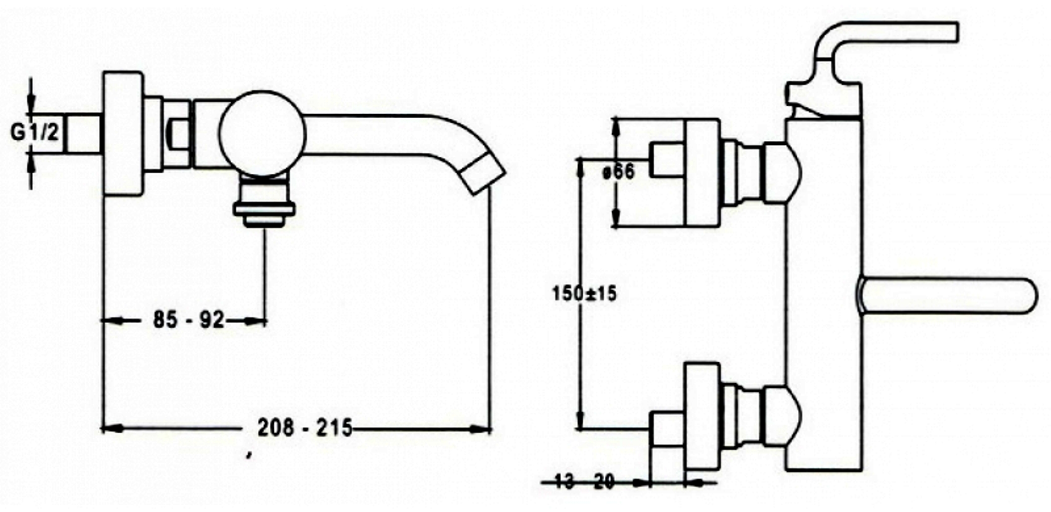 Смеситель для ванны Jacob Delafon Purist E14589-4A-CP