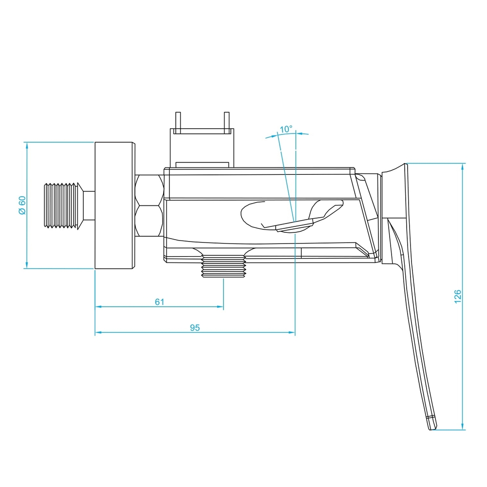 Душевая стойка RGW Shower Panels SP-33B черный