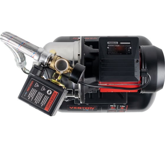 Насосная станция Verton AQUA PS900S/24 900 Вт, 50 л/мин, 24 л, гл. 8 м, высота 45 м, 1", 3 бар 01.13297.13551