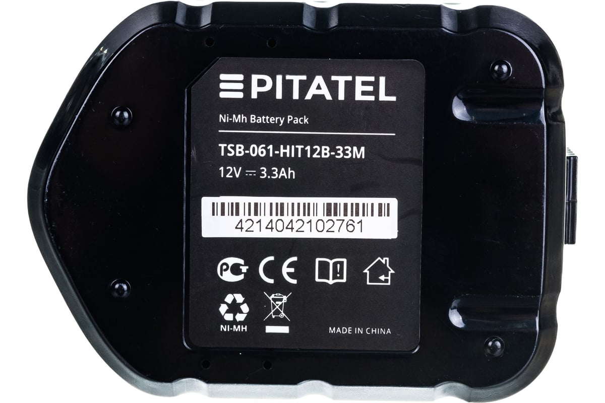 Аккумуляторная батарея для HITACHI (3.3 Ач, 12 В, Ni-Mh) Pitatel TSB-061-HIT12B-33M
