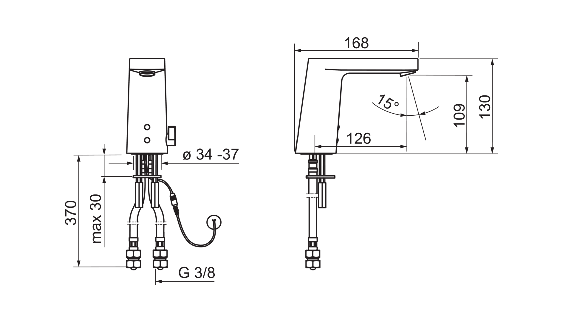 Смеситель для раковины Oras Electra 6125F