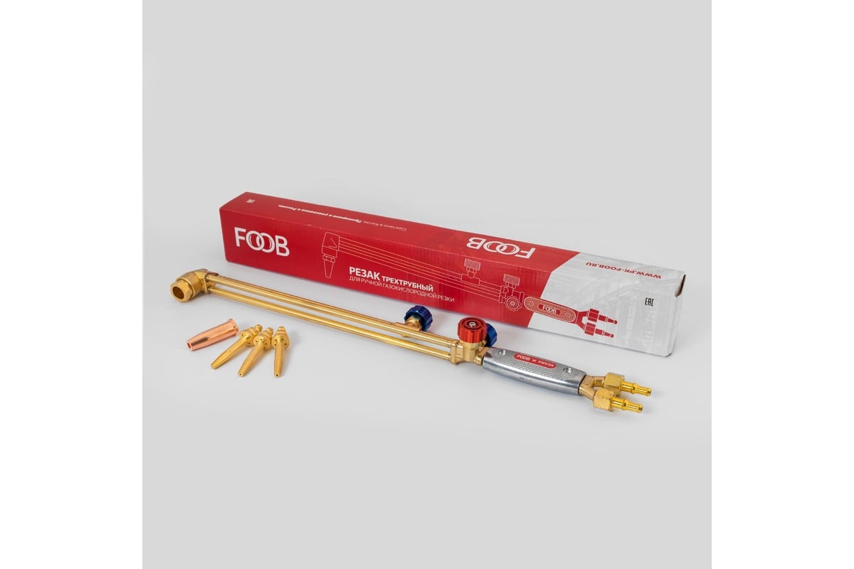 Пропановый резак FOOB р3п-32 трехтрубный, до 300 мм f54.10.1 00-00003875