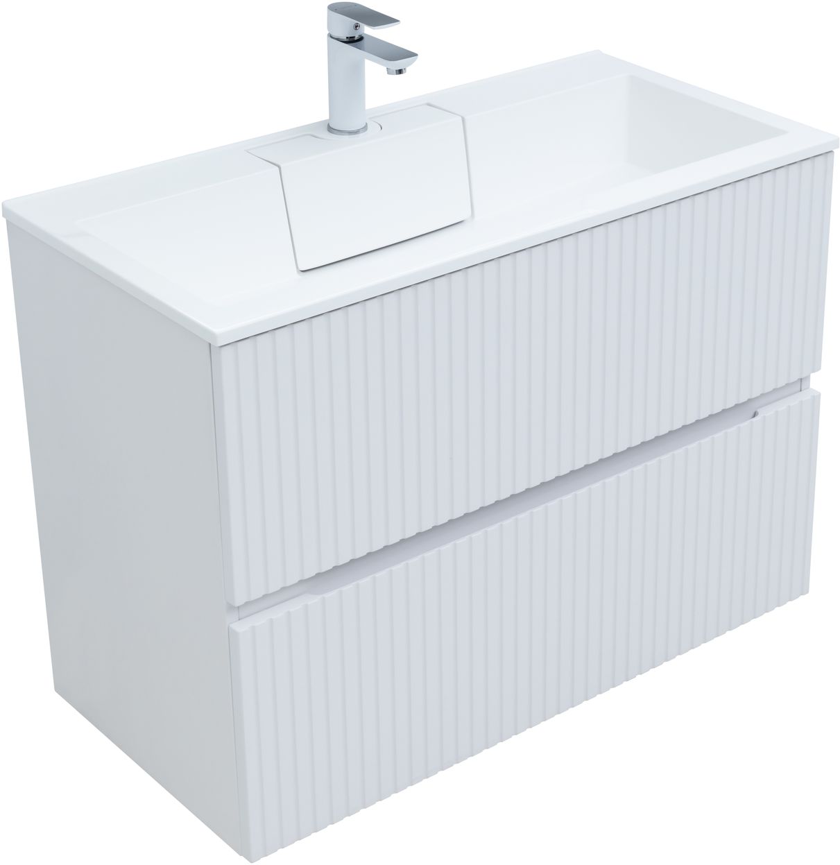 Мебель для ванной Aquanet Джейн 90 см белый матовый