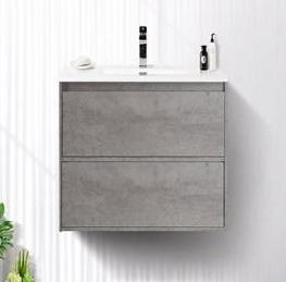 Тумба с раковиной BelBagno Kraft 39-500 50 см Cemento Grigio