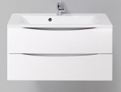 Тумба с раковиной BelBagno Marino 90 Bianco Lucido