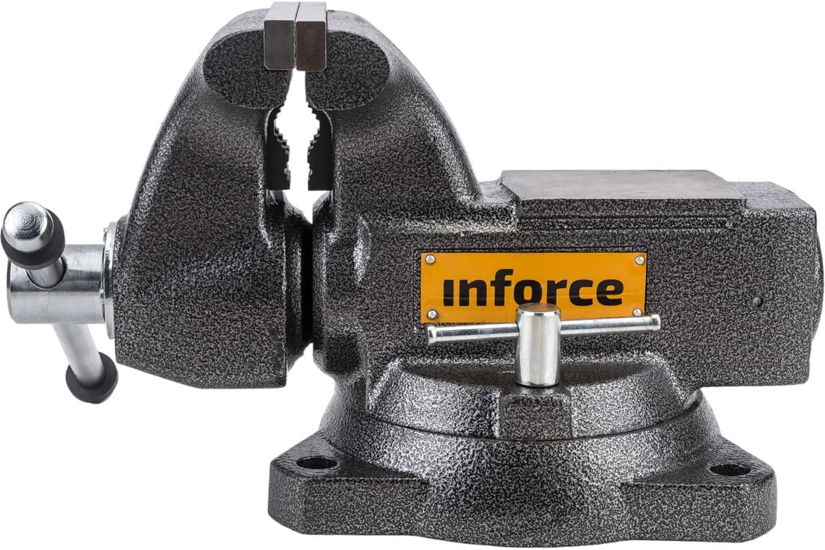 Поворотные слесарные тиски Inforce 140 мм 05-23-10