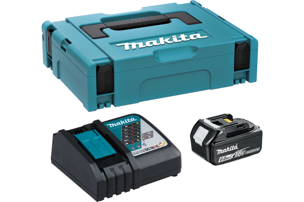 Набор Makita  PSK MKP1RG181 (BL1860Bx1шт., DC18RC, кейс MAKPAC тип 1 198106-7