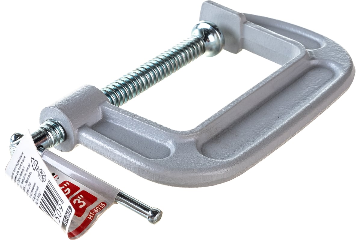Струбцина Intertool тип "G" 3",75мм HT-6015