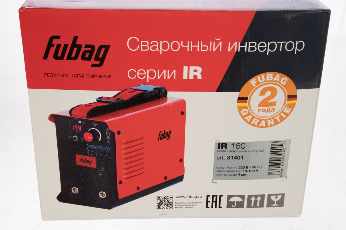 Сварочный инвертор Fubag IR 160