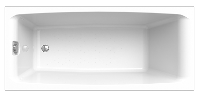 Акриловая ванна Ваннеса Веста 168x70 см