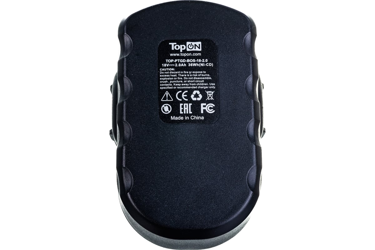 Аккумулятор Ni-Cd для электроинструмента Bosch (18V, 2.0 Ah) Topon TOP-PTGD-BOS-18-2.0