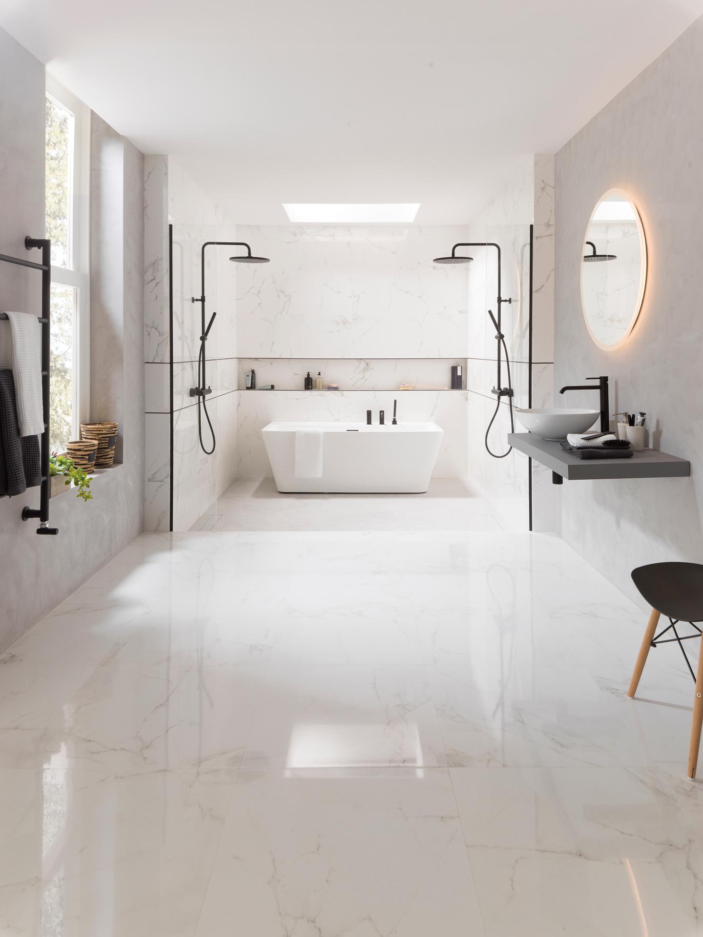 Коллекция плитки Porcelanosa Marmol Carrara