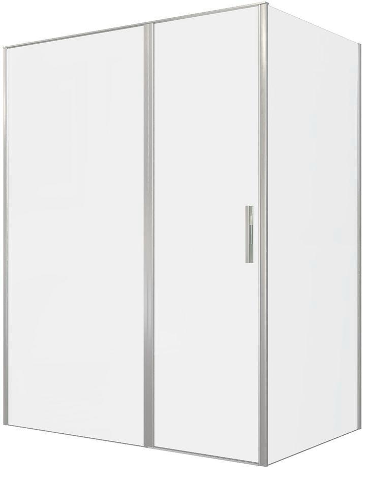 Душевой уголок Allen Brau Priority 160x100 3.31038.BA + 3.31047.BA, прозрачный, серебро браш