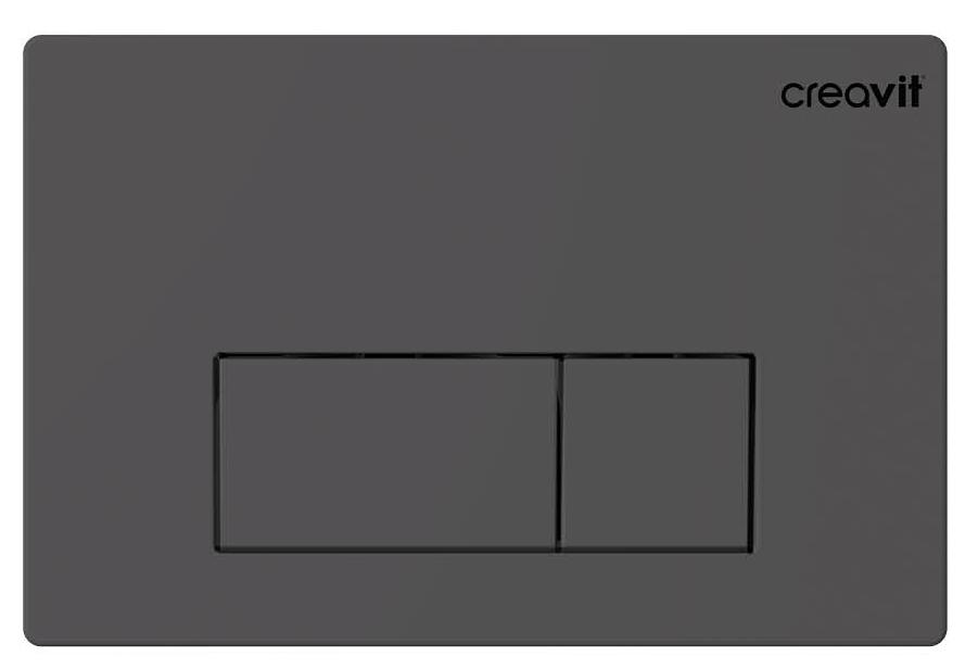 Кнопка смыва Creavit Arc GP8002.04 антрацит матовый