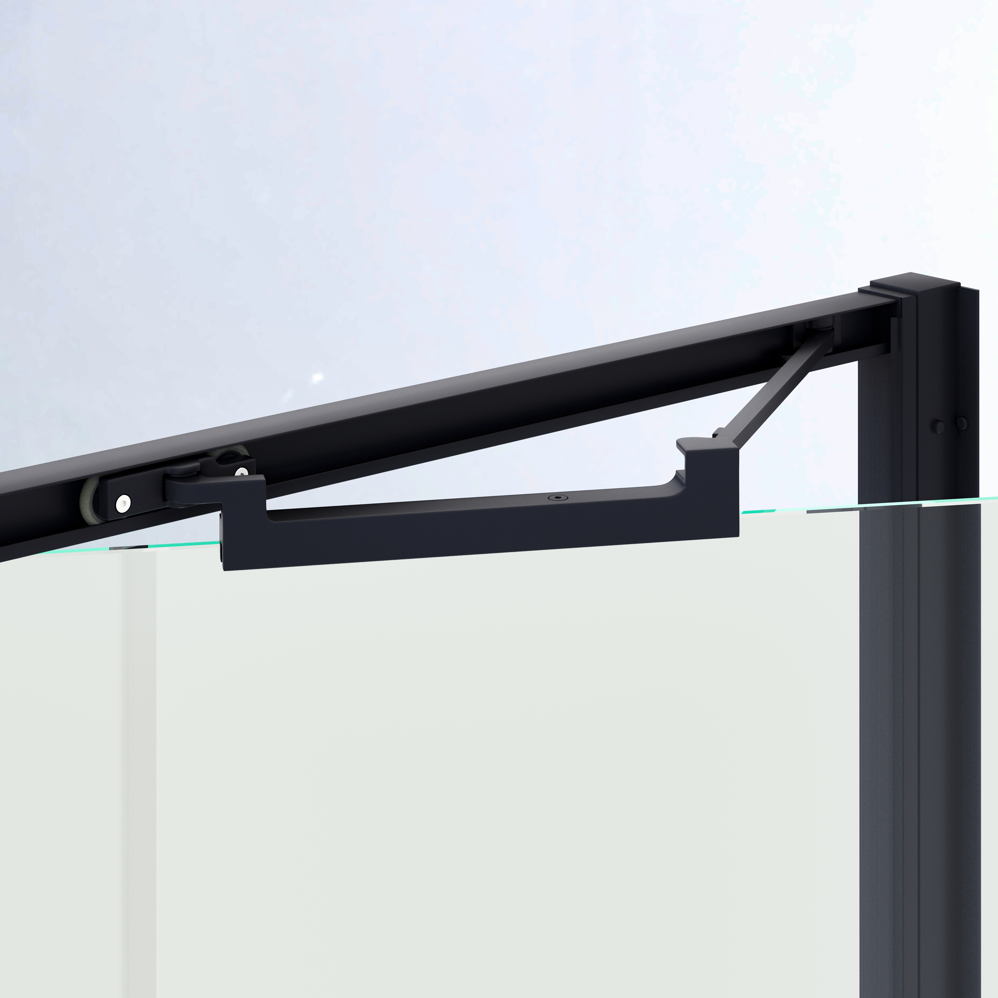 Душевой уголок RGW Stilvol SV-145B (SV-05B + Z-050-2B) 100x70 прозрачное, черный 703214507-14